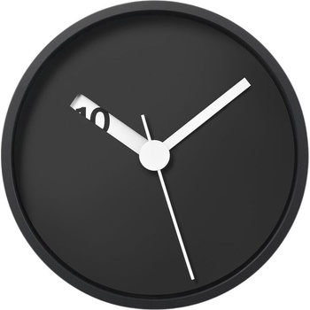 Lemnos Стенен часовник Extra Normal черен (RM24-07 BK)