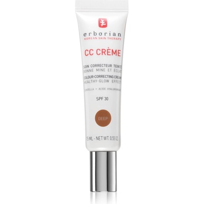 Erborian CC Crème Centella Asiatica CC крем за уеднаквяване тена на лицето SPF 30 цвят Deep 15ml