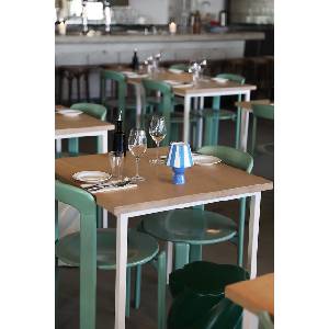 &k amsterdam Декоративен свещник &k amsterdam cantine blue 16 cm (1315.02.)