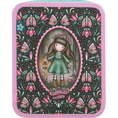 Santoro Несесер с пособия Santoro Gorjuss In The Forest - Woodland Wildflower, 2 ципа (688GJ32)