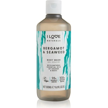 I Love Cosmetics Naturals Bergamot & Seaweed парфюмиран душ гел 500ml