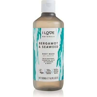 I Love Cosmetics Naturals Bergamot & Seaweed парфюмиран душ гел 500ml