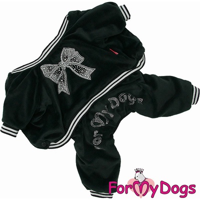 FOR MY DOGS Overal CRYSTAL BOW