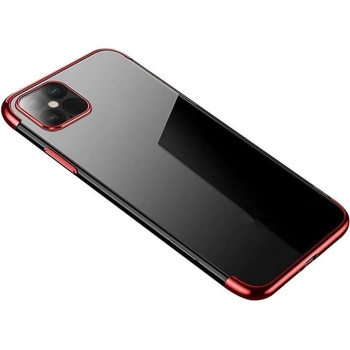 HQWear Кейс Clear Color с метална рамка за Samsung Galaxy S22 + (S22 Plus), червен (KXG0035614)