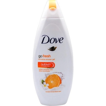 Dove Go Fresh sprchový gel s vůní mandarinky a květu tiaré 250 ml