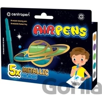 Centropen Air Pens Metallic 1590 5 ks