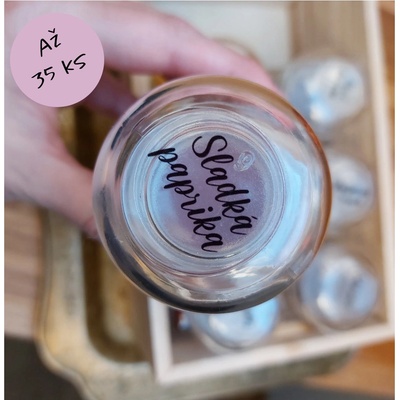 DanielaDesign Personalizované vlastní štítky na kořenky Možnosti: 35 ks