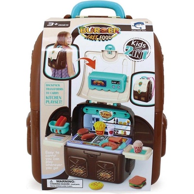 Felyx Toys Yifeng Щанд за Хамбургери в Раница 2 в 1 (1011407F)