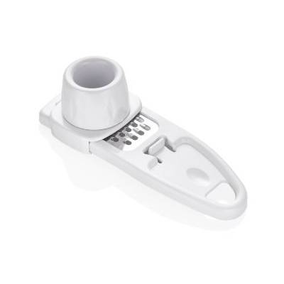 Struhadlo na česnek 14x4,5x4 cm mix barev nerez/plast