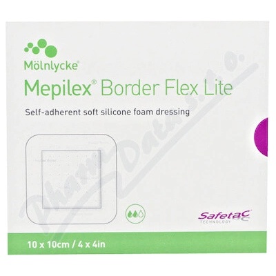 Mepilex Border Flex Lite pěn.sam.krytí 10 x 10 cm 5 ks