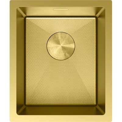 Mexen Trixo мивка стоманена 1-камерна 370 x 440 mm, златна HC - 6412371000-55HC (6412371000-55HC)