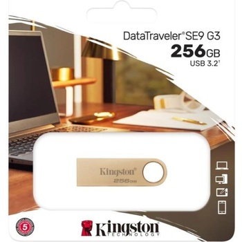 Kingston DataTraveler SE9 G3 256GB Gold (DTSE9G3/256GB)