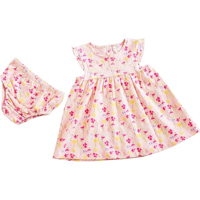 MiNi B Kojenecké šaty s květy – Zboží Dáma