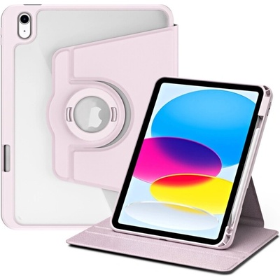 Vsetkonamobil 106930 CRYSTAL FLEXI 2v1 Zaklápacie puzdro pre Apple iPad 2025 / iPad 2022 svetloružové