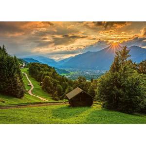 Schmidt Spiele - Puzzle Sunset on Wamberg 1500 - 1 500 piese