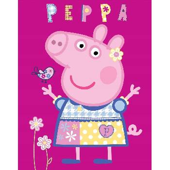 Carbotex Dětská deka Prasátko Peppa Modelka