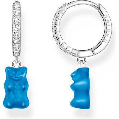 Thomas Sabo x Haribo kusová náušnica Blue goldbear CR726-052-1