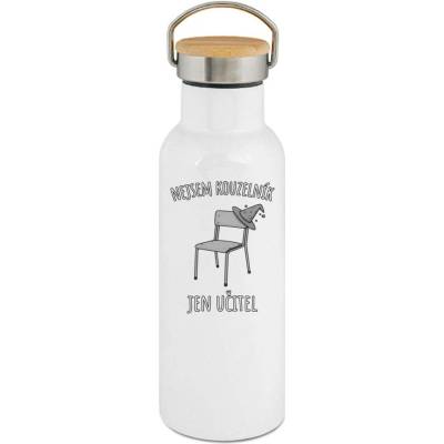 123TRIKO termoska Nejsem kouzelník, jen učitel, černý tisk 500 ml profese