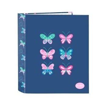 BlackFit8 Папка с пръстени BlackFit8 Mariposas Многоцветен A4 27 x 33 x 6 cm