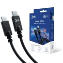 3MK 3MK464550 USB-CUSB-C 100W, 1m, černý