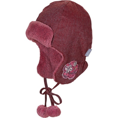 Sterntaler Зимна детска шапка, ушанка за момиче, Sterntaler