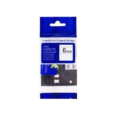 Kompatibilná páska BROTHER TZ211 čierne písmo, biela páska Tape (6mm) ECO-TZE-211