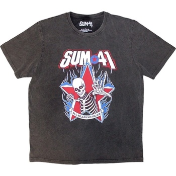 Sum 41 Риза All Killer No Filler Skeleton Unisex Charcoal Grey XL (SUMSTNW26MC04)