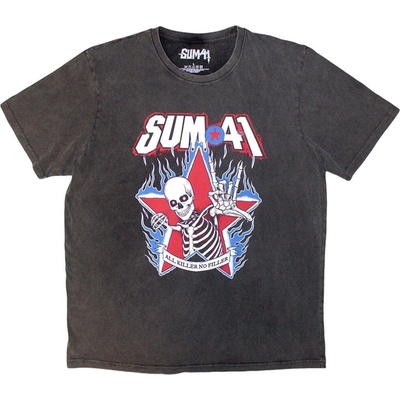 Sum 41 All Killer No Filler Skeleton Charcoal Grey XL Риза (SUMSTNW26MC04)
