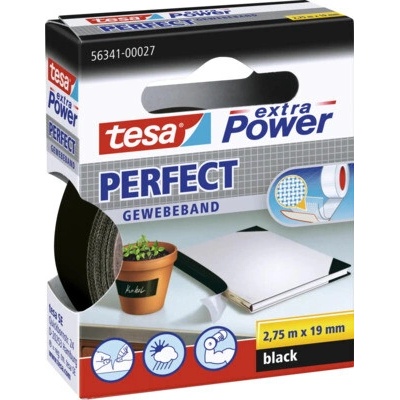 Tesa Perfect Opravná páska 19 mm x 2,75 m čierna