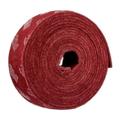3M 03760 Scotch-Brite brusná rohož v roli červená 100mmx10m