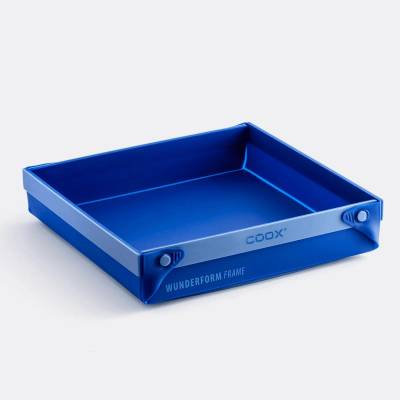 coox Сгъваема форма за печене (тава) COOX WUNDERFORM MQ в син цвят - 25, 5 х 24, 5 х h5, 5 см (COOX 1211-312)