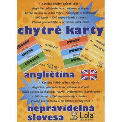 Chytré karty Angličtina nepravidelná slovesa