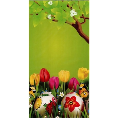 Veľkonočné vrecko PP 21x40 cm - Jar /1 ks