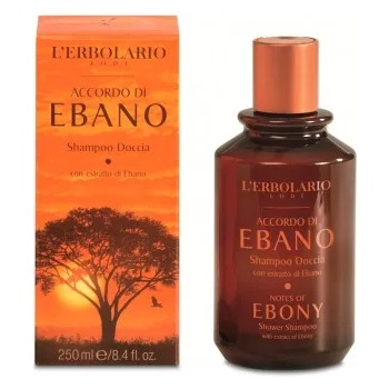 L'Erbolario Notes of Ebony Shampoo - Шампоан за коса и тяло с екстракт от Aбанос 250мл