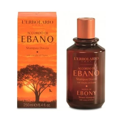 L'Erbolario Notes of Ebony Shampoo - Шампоан за коса и тяло с екстракт от Aбанос 250мл