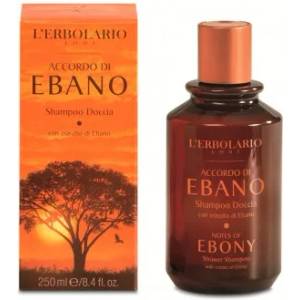 L'Erbolario Notes of Ebony Shampoo - Шампоан за коса и тяло с екстракт от Aбанос 250мл