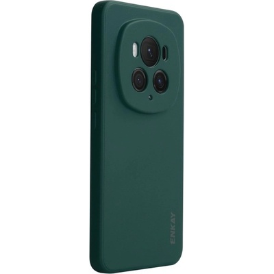 ENKAY 86556 ENKAY RUBBER Ochranný kryt pre Honor Magic6 Pro 5G tmavozelený