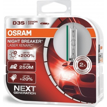 OSRAM D3S Xenarc Night Breaker Laser NEXT GENERATION +200% 35W PK32D-5 (66340XNL-HCB)