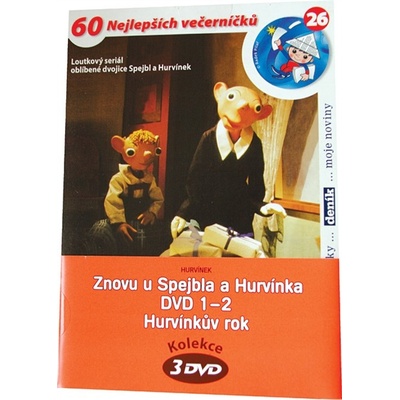 Znovu u Spejbla a Hurvínka 1, 2, Hurvínkův rok , 3 pošetka DVD