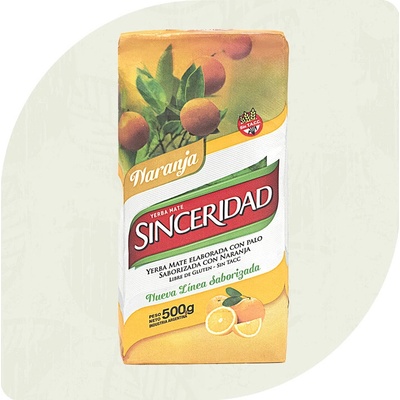 Yerba maté Sinceridad Naranja 500 g