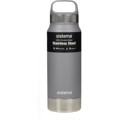 Sistema Hydrate Termoska Stainless Steel 650 ml šedá
