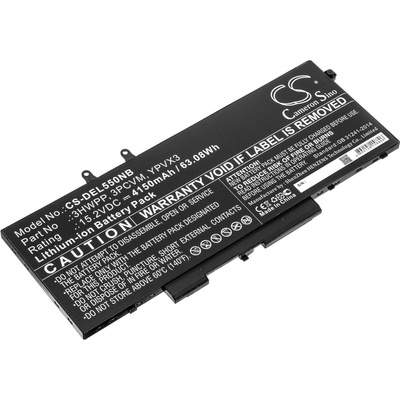 Cameron Sino Батерия за Del Latitude 5501, Latitude 5401, Latitude 14 5410, Latitude 15 5511, 4150 mAh, Li-Ion (CS-DEL550NB)