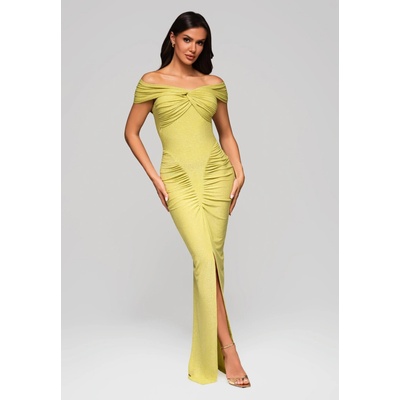 Edoti Evening dress LA-OM-DL svetlozelená