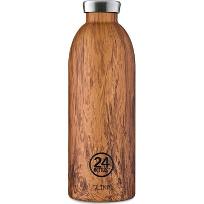 24 Bottles Nerezová Termo láhev Clima Wood Sequoia 850 ml
