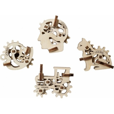 Ugears 3D Puzzle U Fidget Tribiks 8 ks