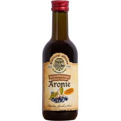 Kláštorná officína Bylinkový sirup arónia 250 ml