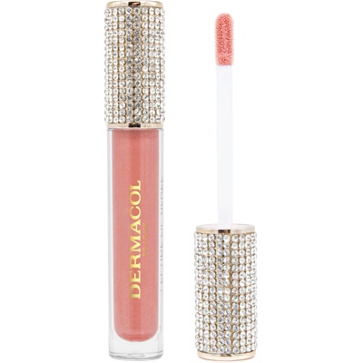 Dermacol Diamond Edition Peptide Lip Glaze ošetrujúci lesk na pery s peptidmi 03 Honey Blush 2,5 ml