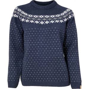 Ivanhoe of Sweden Дамски вълнен пуловер Ivanhoe of Sweden Women's Sire Crewneck Wool jumper - Light Navy - размер 36 (EU) (105-3187-0311)