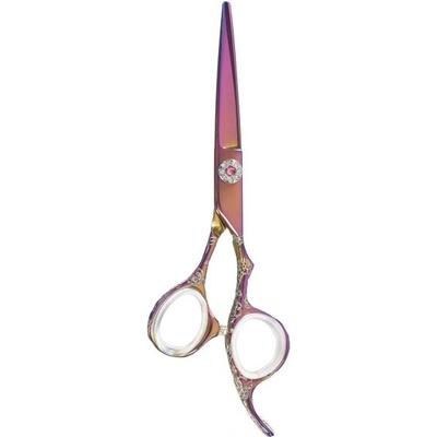 Jaguar Kadeřnické Nůžky Sibel Cisoria Pink Sparkle 6" – Zboží Mobilmania