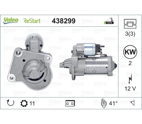 Startér VALEO 438299